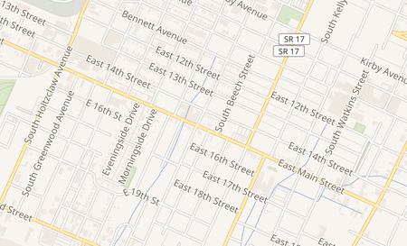 map of 1901 E Main St Chattanooga, TN 37404