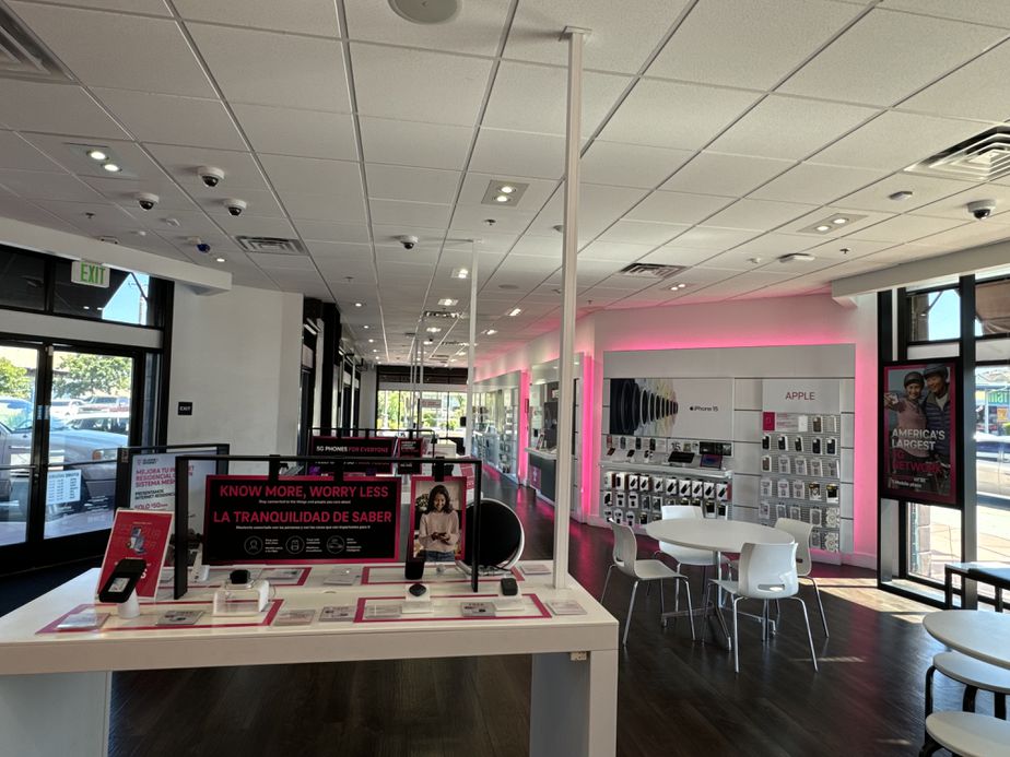Interior photo of T-Mobile Store at Wooley & Oxnard at 5 Points, Oxnard, CA