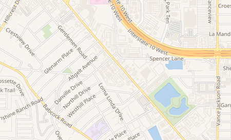 map of 3943 Fredericksburg Rd San Antonio, TX 78201