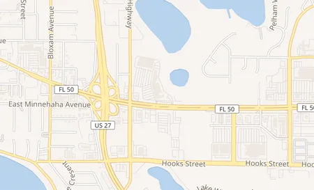 map of 1062 E FL-50 Clermont, FL 34711