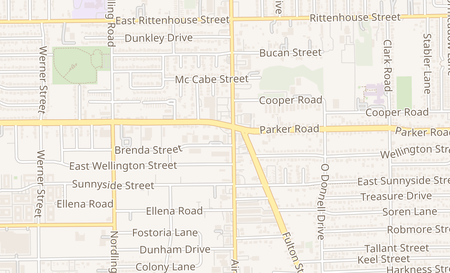 map of 6511 Airline Drive Houston, TX 77076