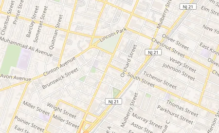 map of 1094 Broad St Newark, NJ 07114