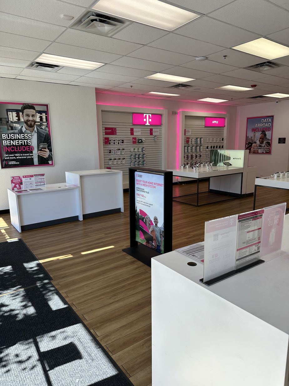 Interior photo of T-Mobile Store at S Peoria St & E Dartmouth Ave, Aurora, CO