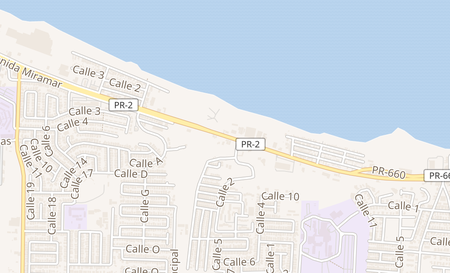 mapa de 1145 Carr 2 Plaza Maranatha Barceloneta, PR 00617