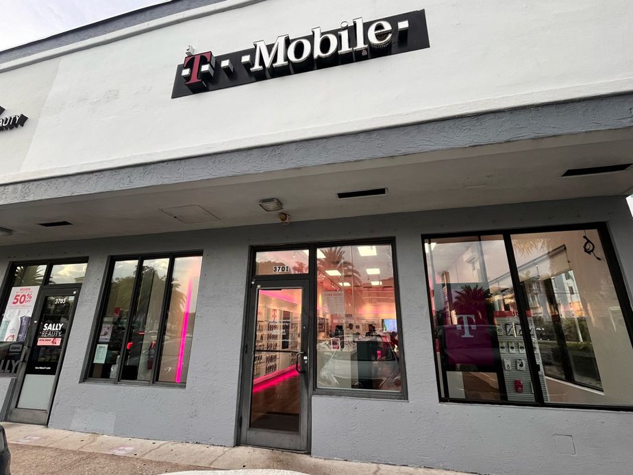 Exterior photo of T-Mobile Store at W Flagler & 37th Ave, Miami, FL