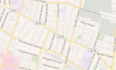 map of 690b Albany Avenue Hartford, CT 06112