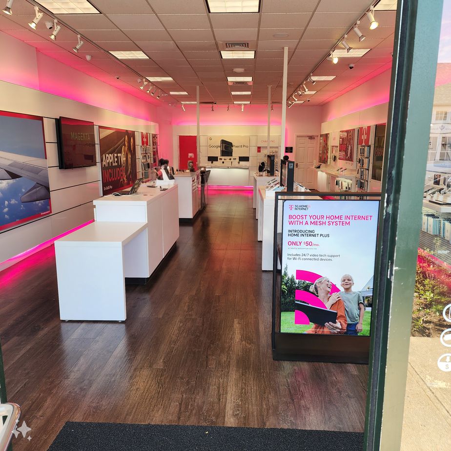 Interior photo of T-Mobile Store at Mashpee Commons, Mashpee, MA