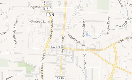 map of 6602 Highway 85 Riverdale, GA 30274