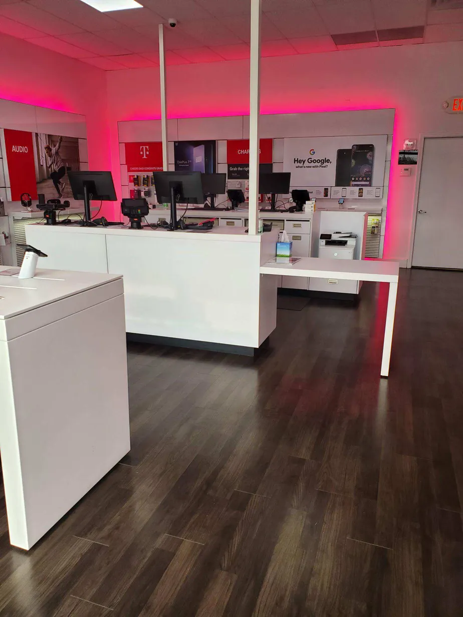 Interior photo of T-Mobile Store at N State St & Cadillac CT, Belvidere, IL