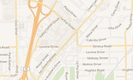 map of 14552 7th St. # E103 Victorville, CA 92395