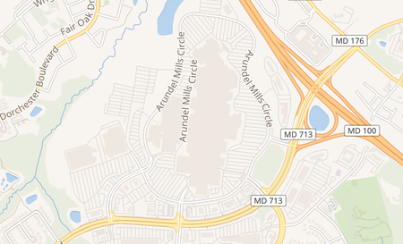 map of 7000 Arundel Mills Cir # K-80 Hanover, MD 21076