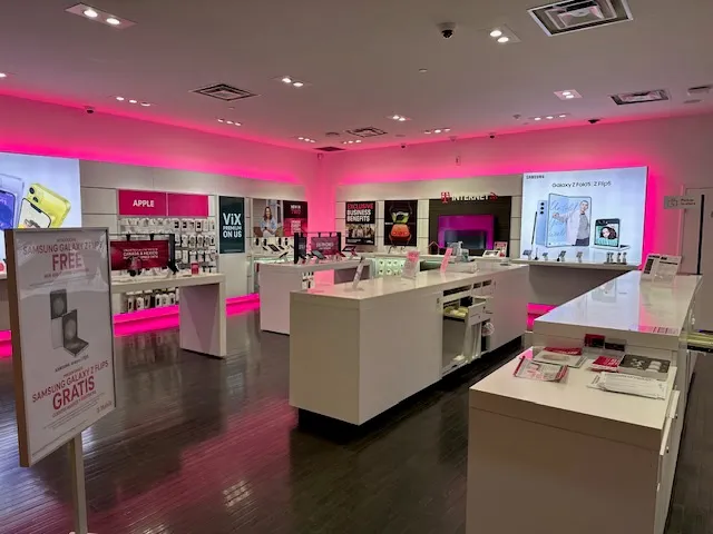 Interior photo of T-Mobile Store at North Park Mall, Dallas, TX