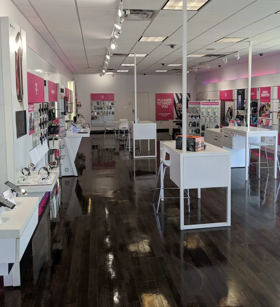Interior photo of T-Mobile Store at Aiken Commons, Aiken, SC