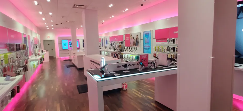 Interior photo of T-Mobile Store at Perimeter Mall, Atlanta, GA