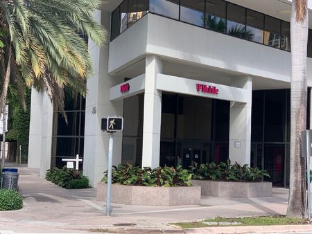 Exterior photo of T-Mobile Store at Ponce De Leon Blvd & Alhambra, Coral Gables, FL