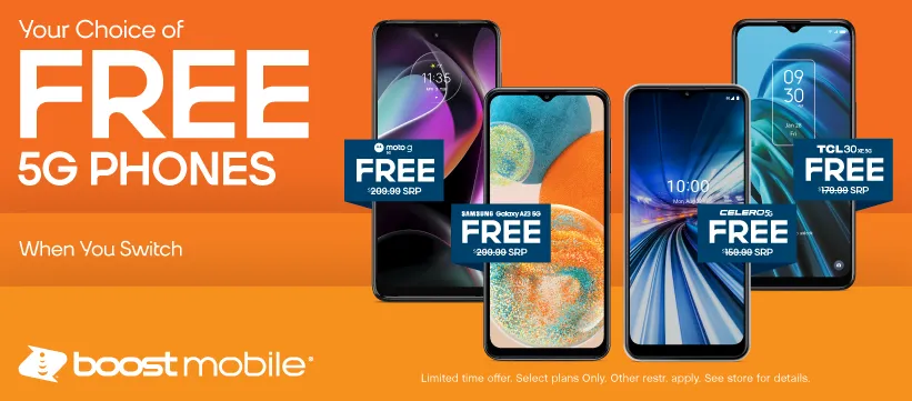 Free 5G Phones When You Switch