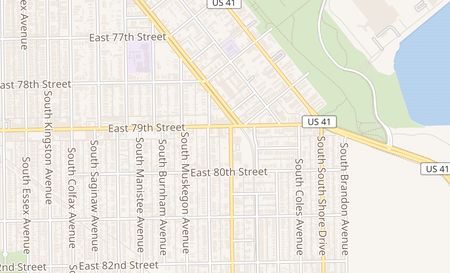 map of 7906 S Exchange Ave Chicago, IL 60617