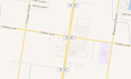 map of 4221 N Conway Ave Ste B Mission, TX 78573