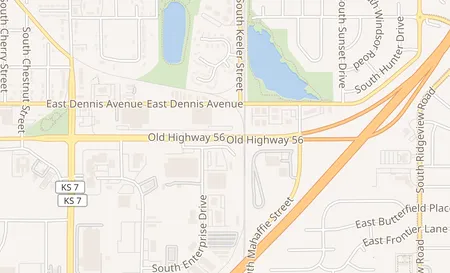 map of 916 E Highway 56 Olathe, KS 66061