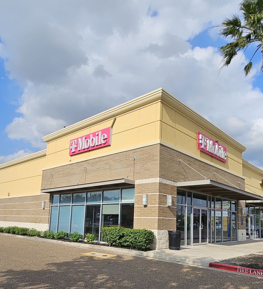 Exterior photo of T-Mobile Store at W Nolana & N 29th, McAllen, TX