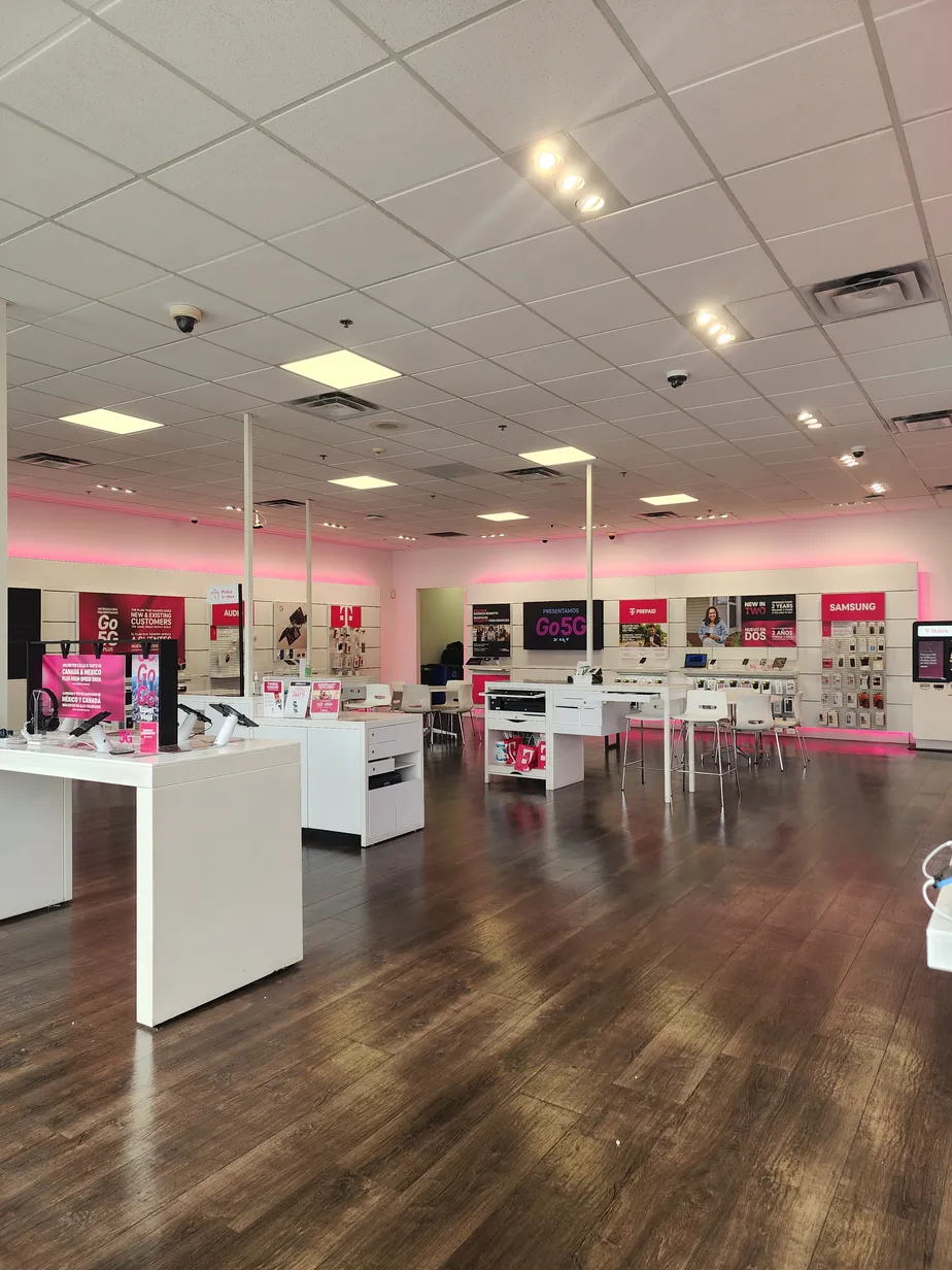 Interior photo of T-Mobile Store at Santa Monica & Western, Los Angeles, CA