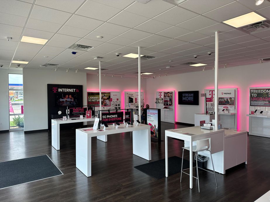 Interior photo of T-Mobile Store at W Broadway St & N 2nd Ave, Princeton, IN