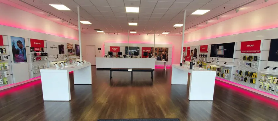 Interior photo of T-Mobile Store at Kennedy Rd & I-91, Windsor, CT