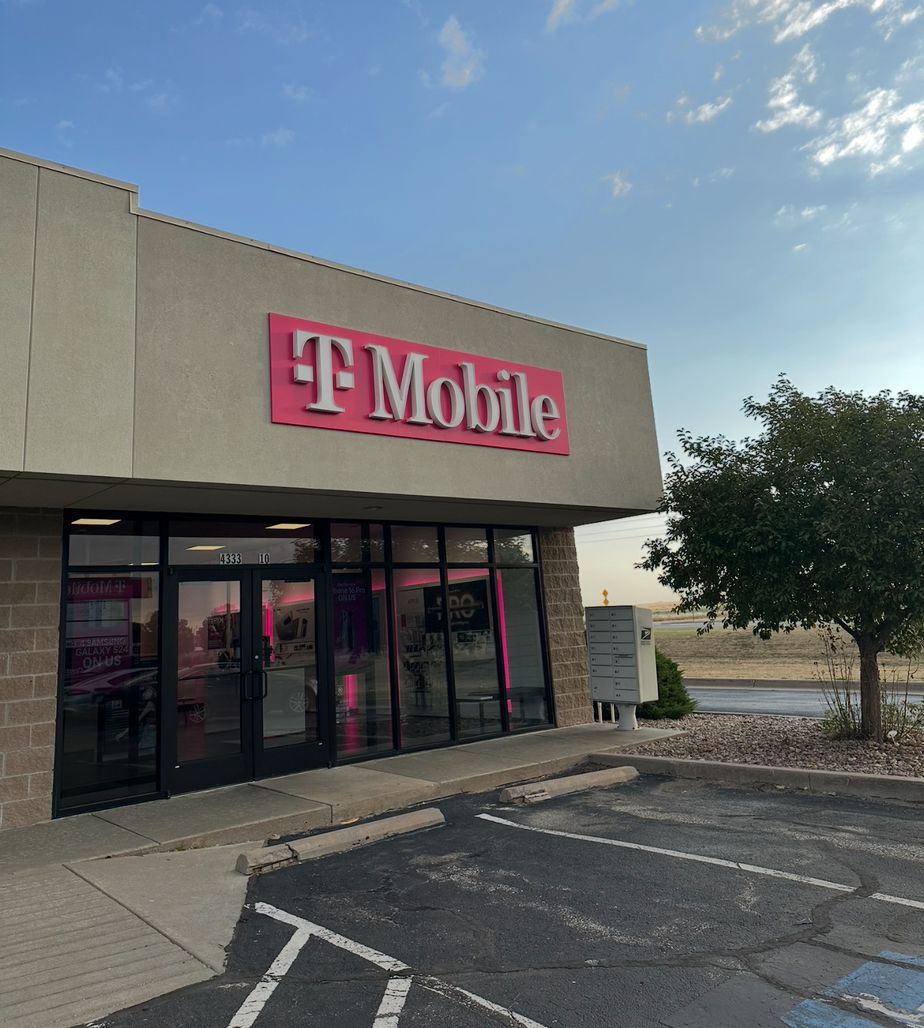 Exterior photo of T-Mobile Store at Vine St & 45th St, Hays, KS
