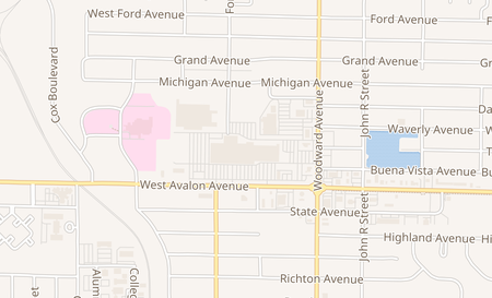 map of 519 Avalon Ave 43 Muscle Shoals, AL 35661