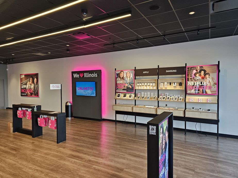 Interior photo of T-Mobile Store at Rand Rd & Old Rand Rd, Lake Zurich, IL