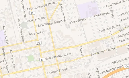 map of 678 N. Wilson Way #4 Stockton, CA 95205