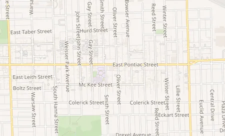 map of 1108 E Pontiac St Fort Wayne, IN 46803