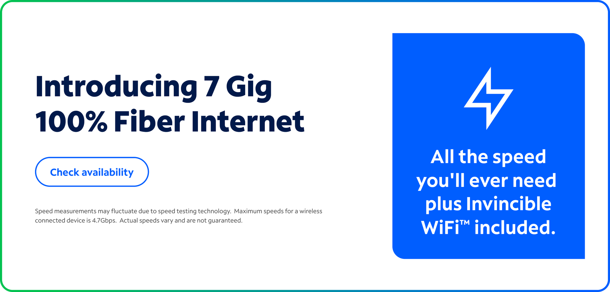 Lexington KY 7 Gig 100% Fiber Internet