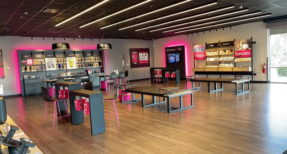 Interior photo of T-Mobile Store at Pebble Creek Pkwy & I-10, Goodyear, AZ