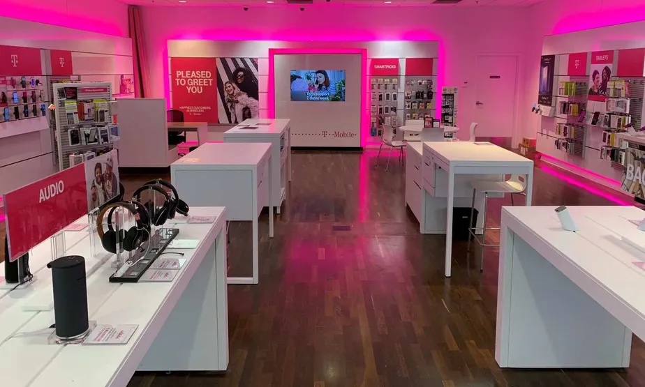 Interior photo of T-Mobile Store at Tacoma Mall IN-Line, Tacoma, WA