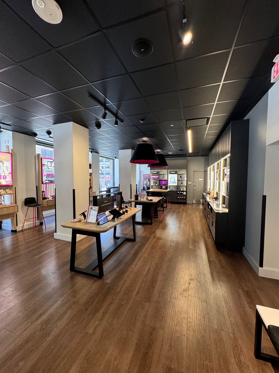 Interior photo of T-Mobile Store at Market & 3rd, San Francisco, CA