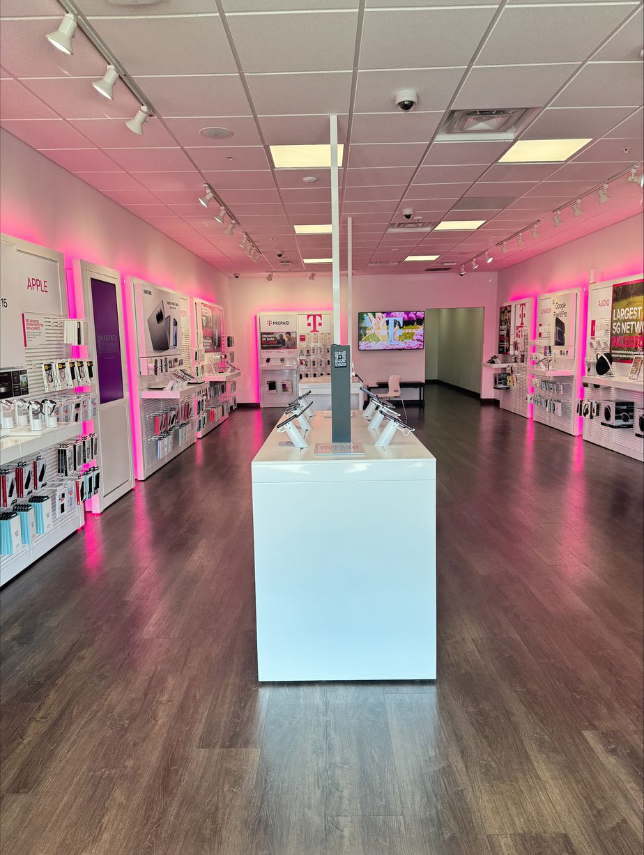 Interior photo of T-Mobile Store at Weaver Blvd & I-26, Weaverville, NC