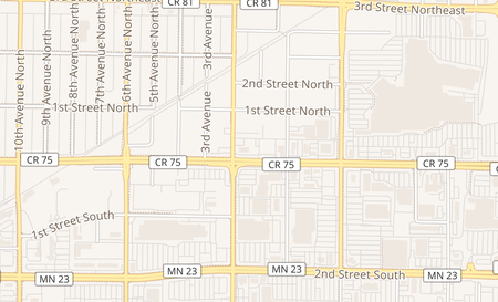 map of 2806 W Division St Saint Cloud, MN 56301
