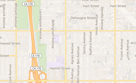 map of 6700 Laurel Canyon Blvd Suite 2B North Hollywood, CA 91606