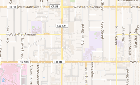 map of 3914 Wadsworth Blvd Wheat Ridge, CO 80033
