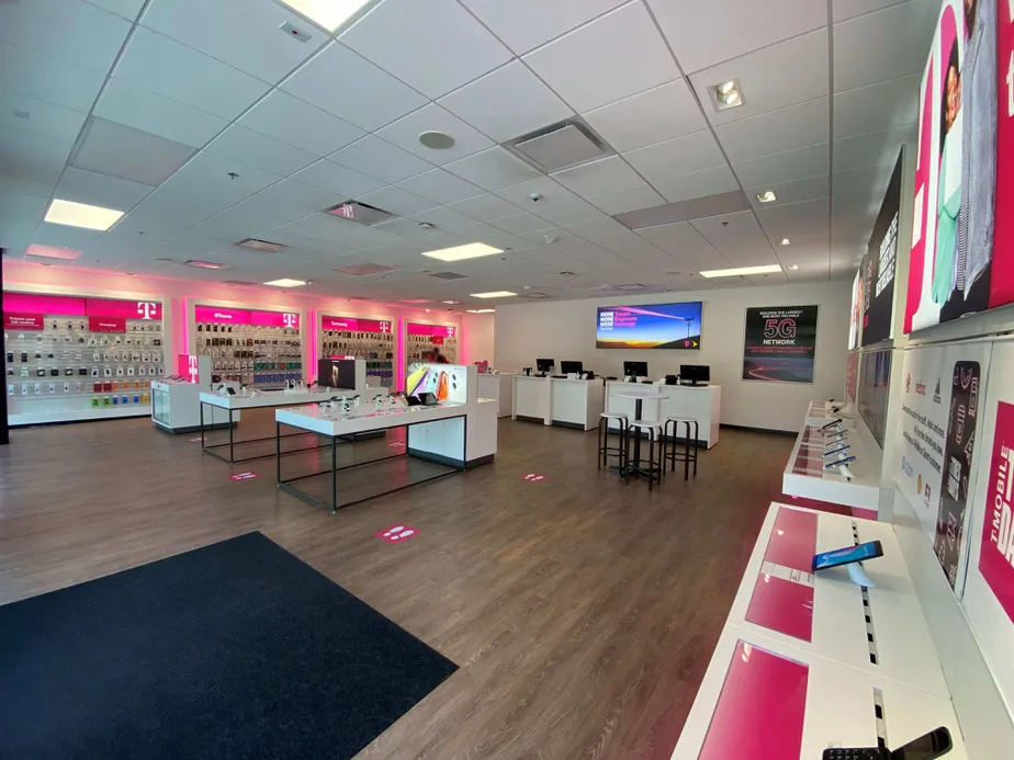 Interior photo of T-Mobile Store at Crystal Falls Pkwy & Lakeline Blvd, Leander, TX