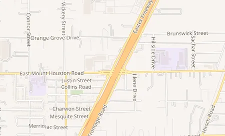 map of 4836 Mount Houston Rd Houston, TX 77093