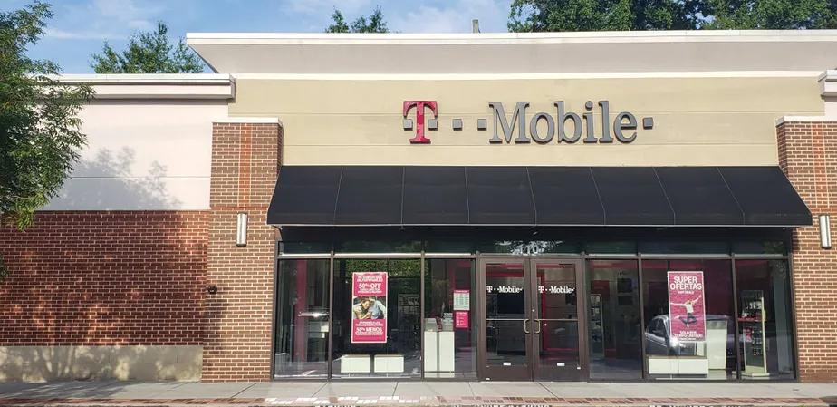 Exterior photo of T-Mobile store at Roswell Rd & Lake Placid Dr, Atlanta, GA