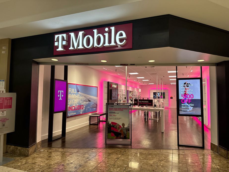 Exterior photo of T-Mobile Store at TownMall of Westminster, Westminster, MD