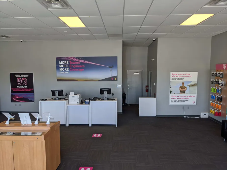Interior photo of T-Mobile Store at W Broadway & S 22nd St, Council Bluffs, IA