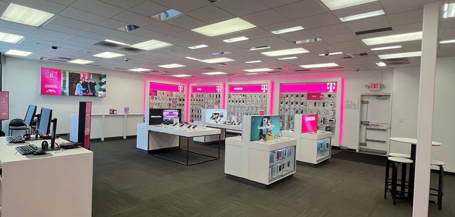 Interior photo of T-Mobile Store at Rainbow & Spring Mountain, Las Vegas, NV