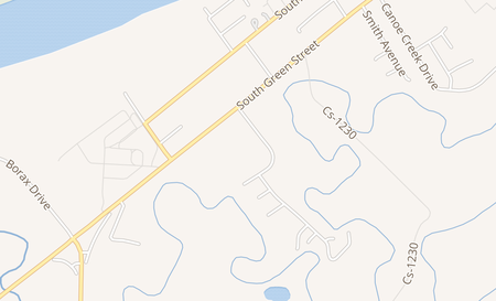 map of 1700 S Green St Henderson, KY 42420