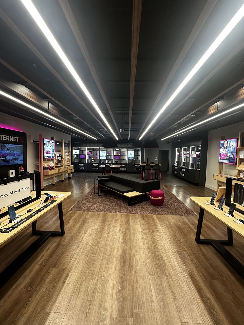 Interior photo of T-Mobile Store at South Park, Charlotte, NC