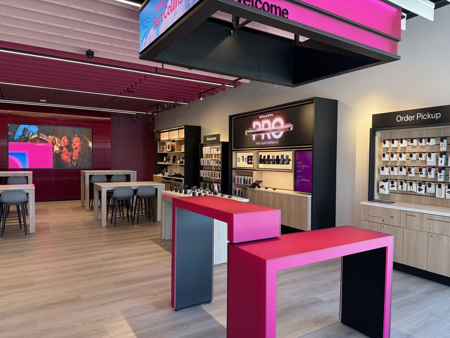 Interior photo of T-Mobile Store at Foothills Mall, Fort Collins, CO
