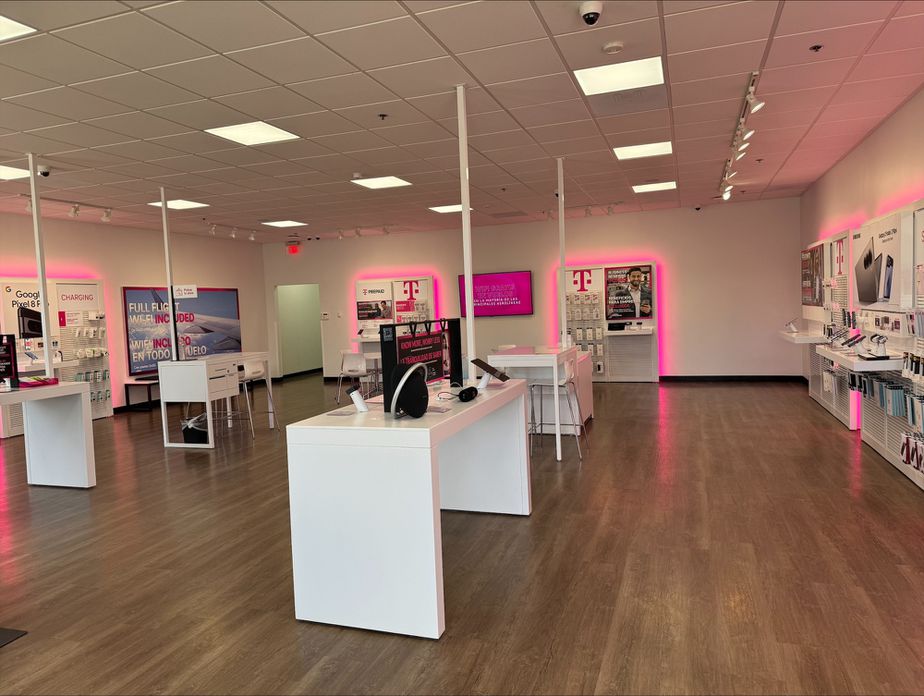 Interior photo of T-Mobile Store at Overlook Shopping Center, Watsonville, CA